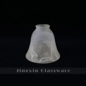 Bell White Alabaster Glass Lampshades